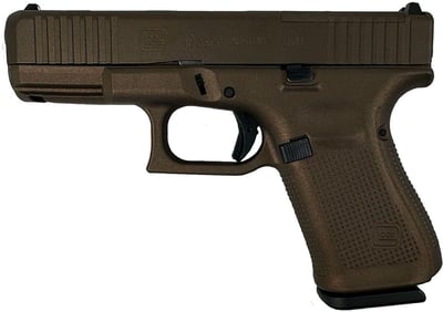 Glock 19 Gen 5 MOS Midnight Bronze 9mm 4.02" Barrel 15-Rounds 3 Mags - $465.50 