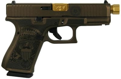 Glock 19 Gen 5 Flat Dark Earth 9mm 4.6" Barrel 15-Rounds Trump Edition - $779.99