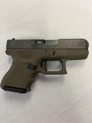 Glock 26 Gen 3 Patriot Brown 9mm 3.5" Barrel 10-Rounds Subcompact - $566.99 ($9.99 S/H on Firearms / $12.99 Flat Rate S/H on ammo)