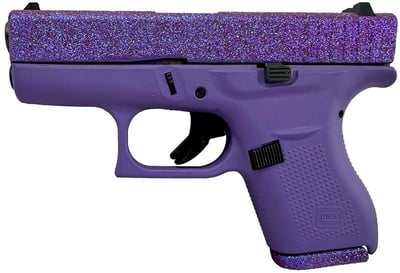 Glock 42 "Voodoo Glitter" Purple .380 ACP 3.25" Barrel 6-Rounds - $539.99