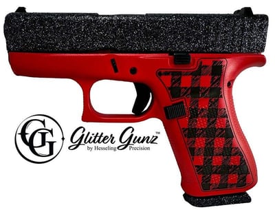 Glock 43X "Buffalo Plaid" Red 9mm 3.4" Barrel 10-Rounds - $469.99