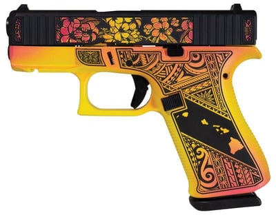 Glock 43X "Hawaiian" Yellow / Black 9mm 3.4" Barrel 10-Rounds - $499.99