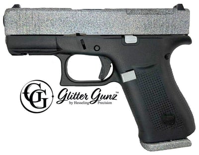 Glock 43X MOS Diamond Glitter 9mm 3.4" Barrel 10-Rounds - $441.95 