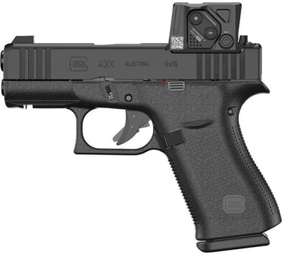 Glock 43X MOS 9mm 3.4" Barrel 15-Rounds w/Aimpoint COA - $881 