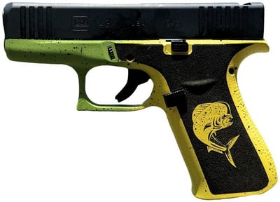 Glock 43X "Mahi" Yellow / Green 9mm 3.4" Barrel 10-Rounds - $517.81