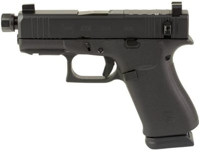 Glock 43X 9mm 3.9" Threaded Barrel 15-Rounds OR - $753.41 (Email Price) 