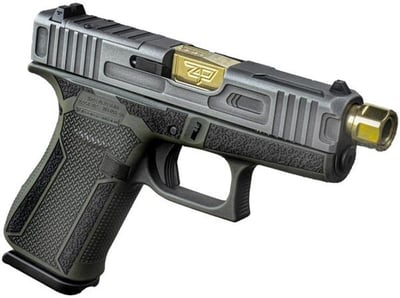Glock 43x MCFLY Distressed OD Green / Silver 9mm 3.9" Threaded Barrel 10-Rounds - $575 + Free Shipping 