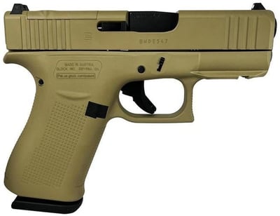 Glock 43x MOS Flat Dark Earth 9mm 4" Barrel 10-Rounds Austrian - $624.99
