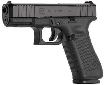 Glock 45 Gen5 Compact MOS 4.02" 9mm 17+1 Black nDLC Steel with Front Serrations & MOS Cuts Slide - $553.35 (Email Price) 