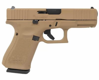 Glock G19 G5 Luger 9mm 4" 15rd - FDE w/ Magazine Loader & Reversible Magazine - $597.99 (FREE Shipping on Firearms)