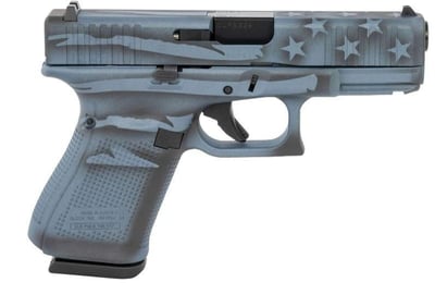 Glock 19 Gen5 Blue Titanium Flag 9mm 4.02" Barrel 15 Rounds - $539.23 