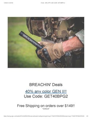 DEFCO BreachPen Gen II - $119