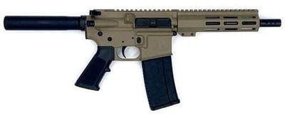 Great Lakes Firearms and Ammunition AR-15 Pistol Flat Dark Earth .223 Wylde 7.5" Barrel 30-Rounds - $544.95