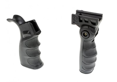 AR-15 Ultra Storage Compartment Upgrade Grip Set With 3 Position Adjustable Foregrip - $22.98