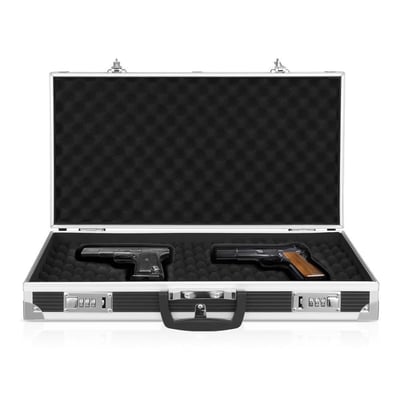 iKayaa Aluminum Framed Hard Shell Pistol Handgun Case - $15.99 shipped after code "GUNDEALS7524" (US Warehouse)