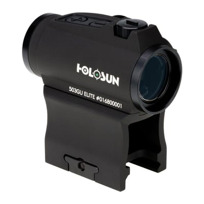Holosun HE503GU-GR Elite Green Circle Dot Sight Night Vision Compatible Black Motion Awake - $219.99 - Coupon Code: GD-30