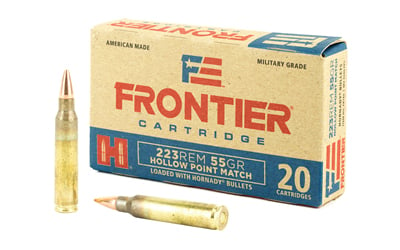 Frontier Cartridge Centerfire Rifle Ammo - .223 Remington 55 Grain Boat Tail Hollow Point Match 20 Rounds - $14.99 (Free S/H over $50)