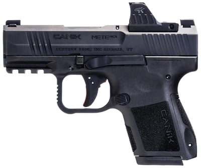 Canik METE SFT 9mm 3.18" 15rd Pistol w/ MeCanik MO1 Optic Black - $523.61 (Free S/H on Firearms)