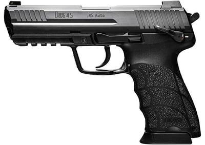 Heckler & Koch HK45 V1 DA/SA .45 ACP 4.46" Black Finish 3 Dot Sights 10 Rnd 2 Magazines - $699.99