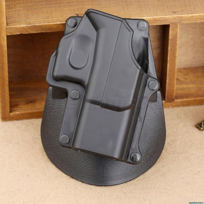 Right Hand Belt Loop Paddle Platform Tactical Gun Pistol Holster Protection for Glock 17 19 22 23 31 32 34 35 - $5.22 shipped