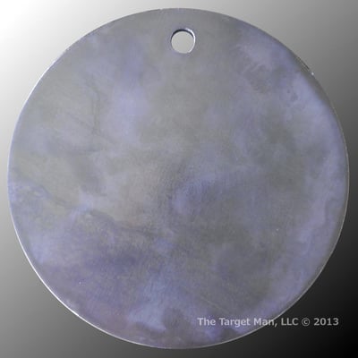 8" AR500 STEEL Round HANGING TARGET – A36 OR AR500 BALLISTIC STEEL - $25.99 shipped