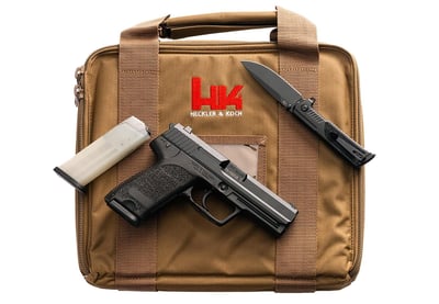 Heckler and Koch P8 A1 9mm 4.25" Barrel 15-Rounds w/ Boker Knife and Tan Case - $1108.99 (Grab a Quote)