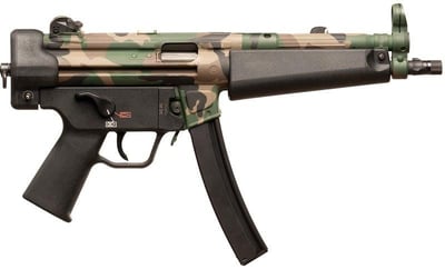 Heckler and Koch SP5 Woodland 9mm 8.8" Barrel 30-Rounds - $2899 