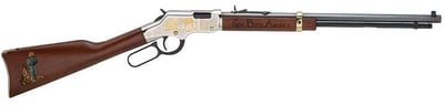 Henry Repeating Arms Golden Boy God Bless America Edition Nickel / Wood .22 Long / .22 Short 20-inch 21Rds - $594.33 