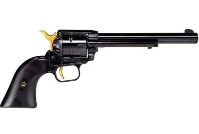 Heritage Firearms Rough Rider .22 LR 4.75" Barrel 6-Rds, Gold Accents - $126.51
