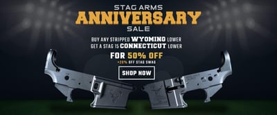 Stag Arms Anniversary Sale + 20% OFF Stag Swag