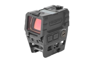 Holosun AEMS Black Anodized 1x 2/65 MOA Illuminated Green Circle w/Dot Reticle Features Lower 1/3 Co-Witness Mount - $299.95