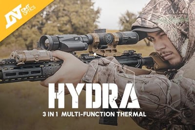 DNT Hydra Multi-Function Thermal Scope-Standalone Scope, Clip-On, Handheld Monocular - $885 