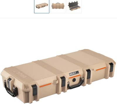 Open Box - Pelican Vault V700 Tan - $82 - Open Box Deals on Pelican brand in the description (Free S/H over $49)
