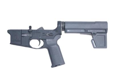 Complete Pistol Pro2A Tactical AR-15 Lower Receiver - Magpul Stealth Gray - $194.99