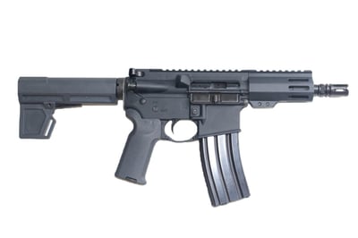 P2A PATRIOT 5" 5.56 NATO 1/5 Micro Length Melonite M-LOK Pistol Suppressor Ready - GRAY - $722.49 after 15% off