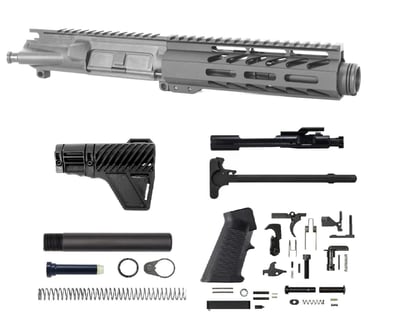 PRO2A 5" 5.56 NATO 1/5 Micro Length Melonite AR-15 Upper with Flash Can Kit - $389.99 after $50 off
