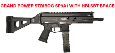 GRAND POWER Stribog SP9A1 with HBI SBT brace - $849