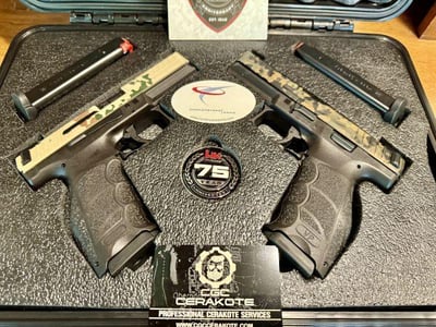 Heckler & Koch VP9 75th Anniversary Set Flecktarn & Tropentarn 9mm 1 of 1000 - $1640.75 