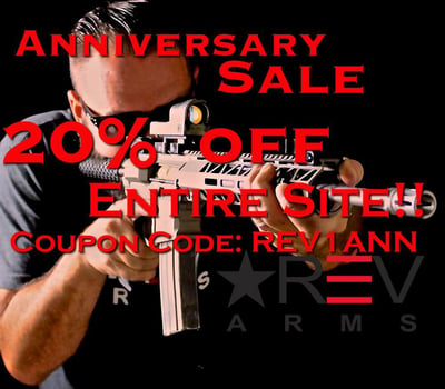 20% Off Entire Site With Code "REV1ANN" @ REVolution Arms