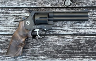 Nighthawk Custom Korth Mongoose 357 Mag / 9mm 5.25" Barrel Walnut Grips - $5199 