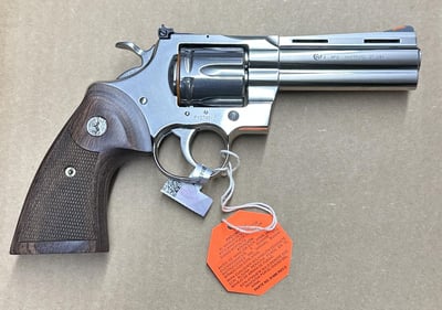 Blem Colt Python 357 Mag Stainless Steel 4" Barrel - $1199 