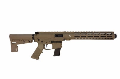 P2A "Patriot" 10.5 inch AR-15/AR-45 45 ACP M-LOK Complete Pistol with Flash Can - Magpul FDE Color - $815.99 after 15% off 