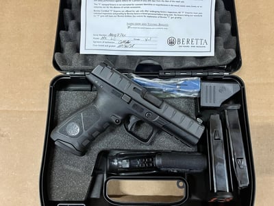 Beretta APX Full-Size 9mm – 3 Mags, Hard Case - Used - $349