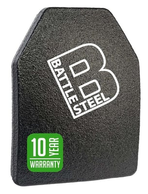 Battle Steel Ballistic & Stab Armor Level IIIA 10x12 - Shooters Cut - $59.98 (Free Shipping)