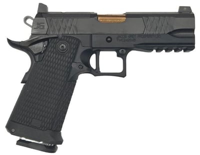 Jacob Grey TWC Black, 9mm, 4.25" Rose Gold Barrel, 2- 17rd Magazines, Optics Ready, Pistol - $3049.99 + Free Shipping 