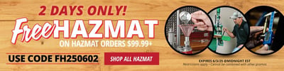 Free HAZMAT over $99.99 with coupon code "FH250625" @ Natchez Shooting & Outdoors