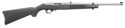 Ruger 10/22 Carbine Stainless / Black .22 LR 18.5" Barrel 10-Rounds - $297.99 ($9.99 S/H on Firearms / $12.99 Flat Rate S/H on ammo)