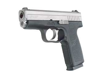 KAHR ARMS P45 45ACP 3.45 Blk/SS with Night Sights CA Comp" - $632.57 (Free S/H on Firearms)