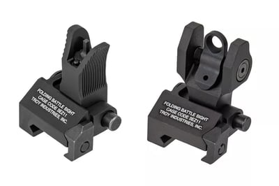 Troy Industries M4 Style Folding Battle Sight Set - $119.99 