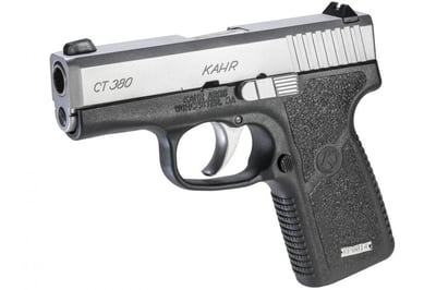 Kahr Arms CT380 .380 ACP DAO, 3.0" Barrel, Black Poly Grips 1 Mag, 7rdrds - $235.89 w/code "WELCOME20"